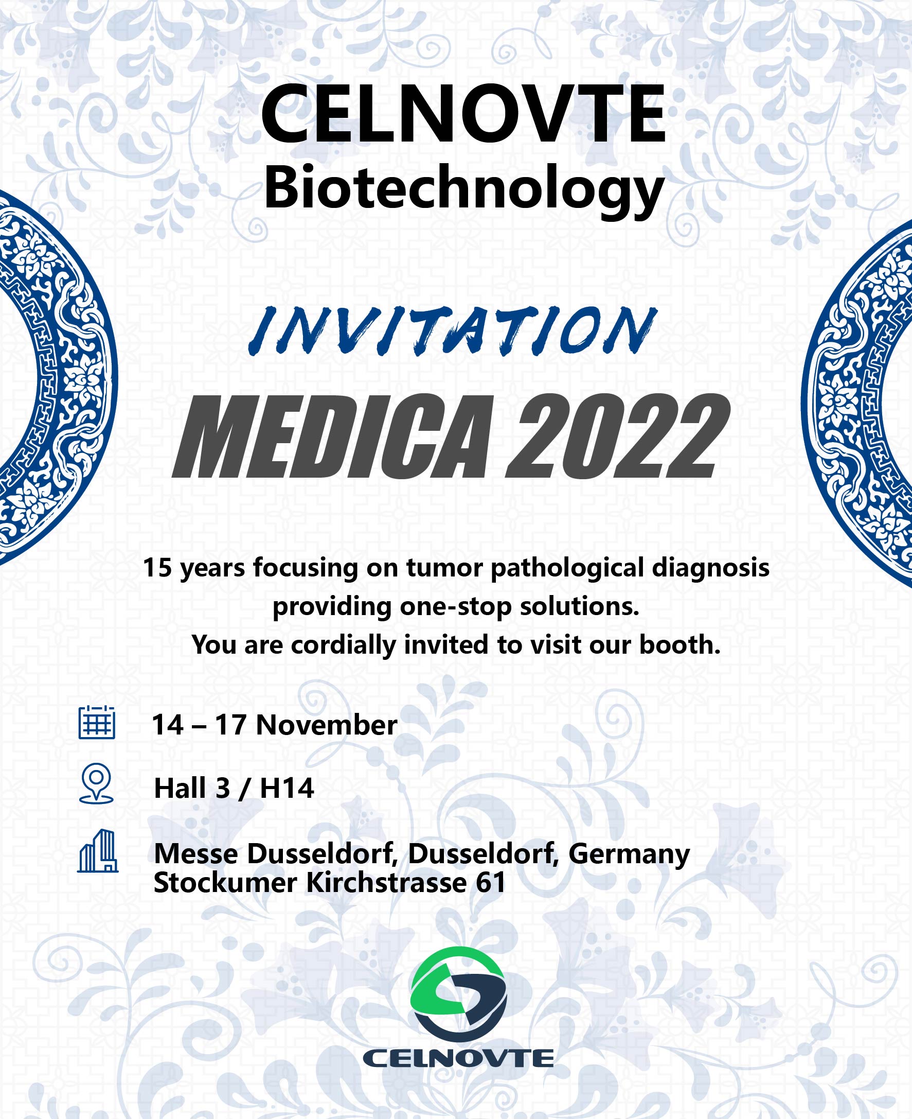 CELNOVTE Invitation MEDICA 2022