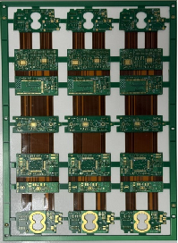 6-layer rigid-flex PCB (2-layer flexible PCB) for medical information collection